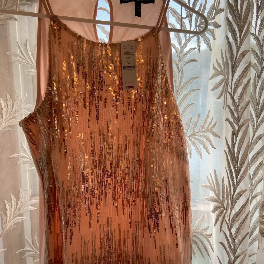 Sequin halter top